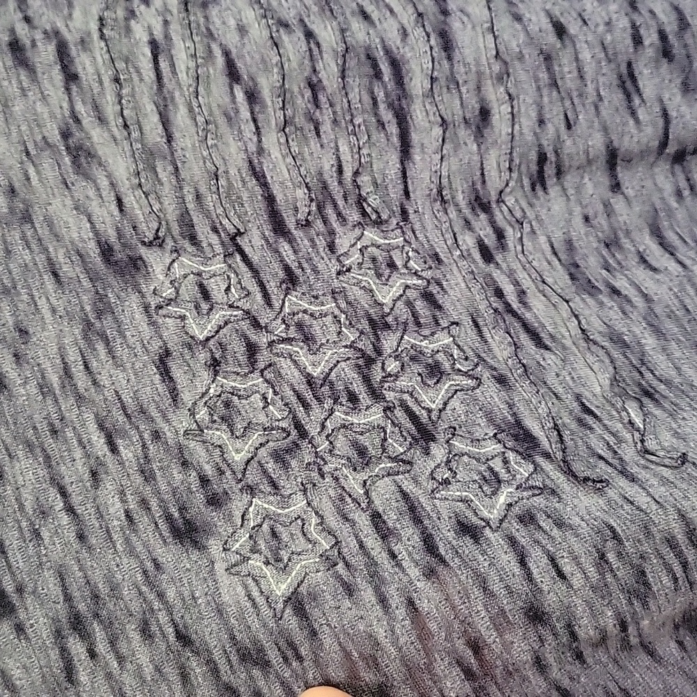 Lucky Brand Purple Tie Front Muscle Tee - Picture 3 of 5